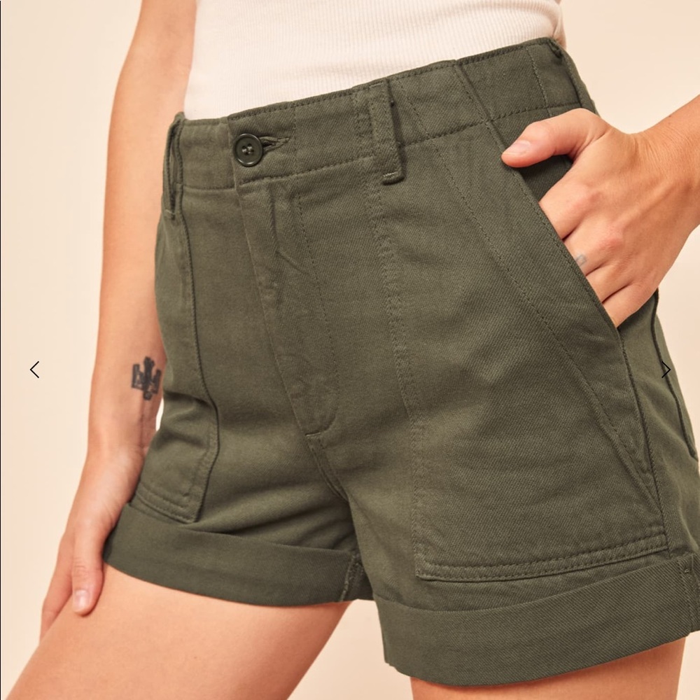 Reformation Utility Short Army Green